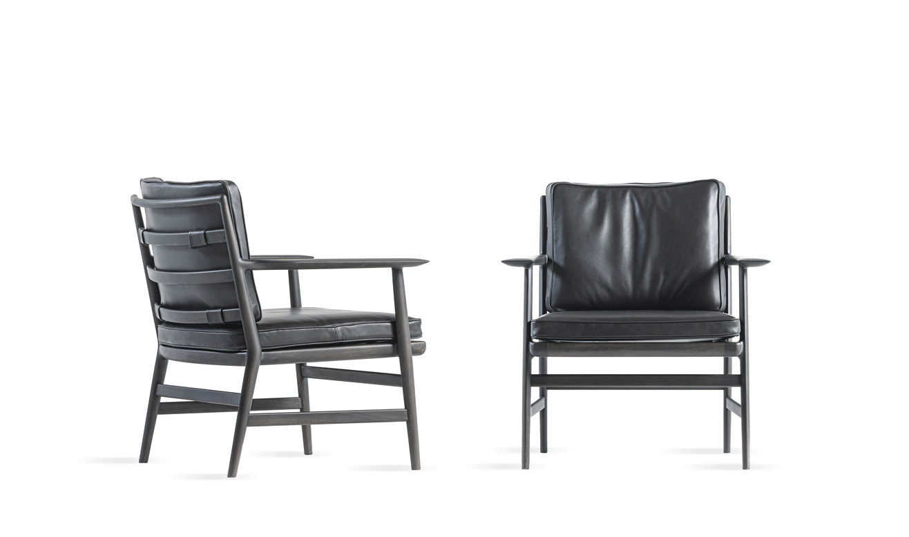 The sensual ladder back lounge arm