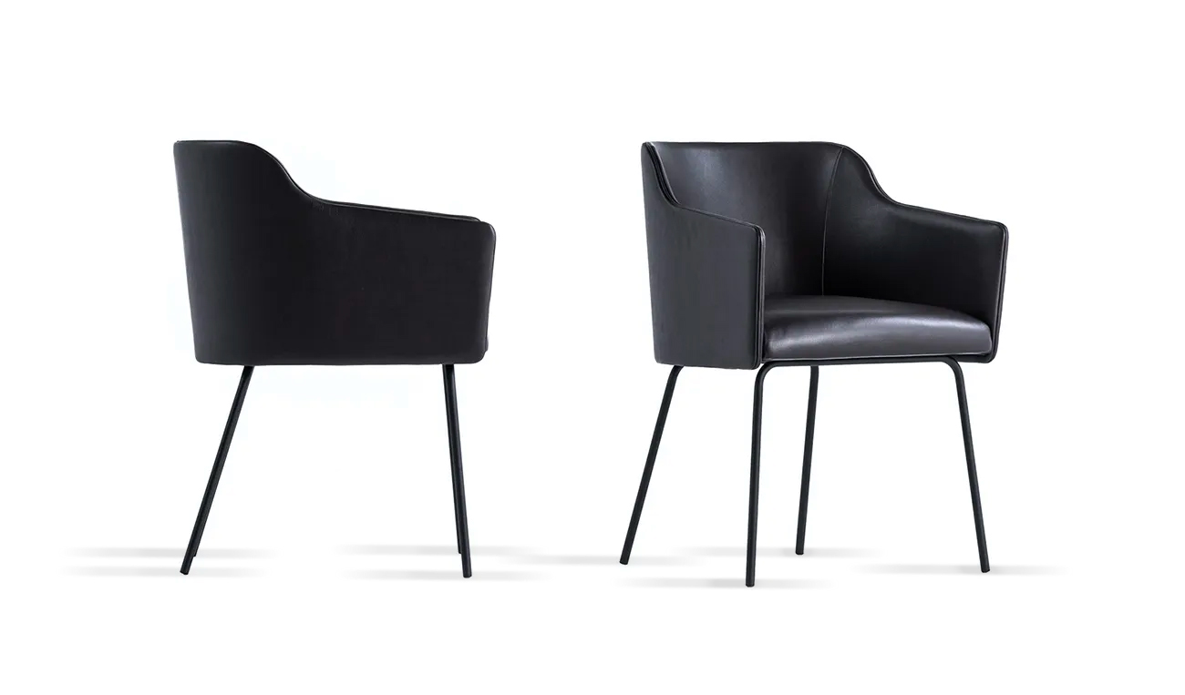 The shell chair – steel legs